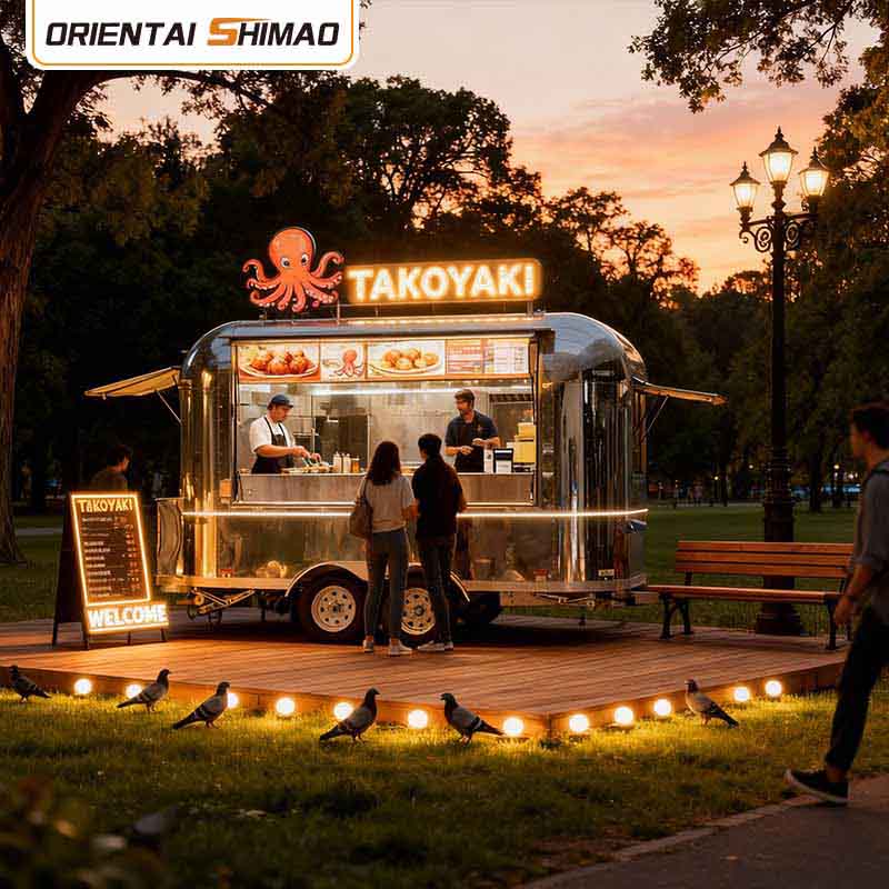 Причіп з морозивом Street Food Mobile Catering Food Trailer Food Truck